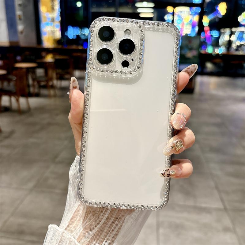 Модный блестящий чехол TPU для iPhone 16, 15 Pro Max, 14 Plus, 13, 12, 11, чехол для телефона Samsung Galaxy A56, A55, A36, A35, A26, A25, A16, A15, A54, A34, S25, S24, чехол