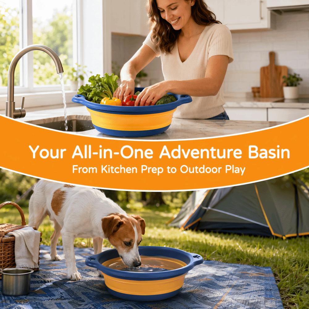 2 Pack Plastic Dishpan With Hook Washing Tub Durable Washing Bin Kitchen