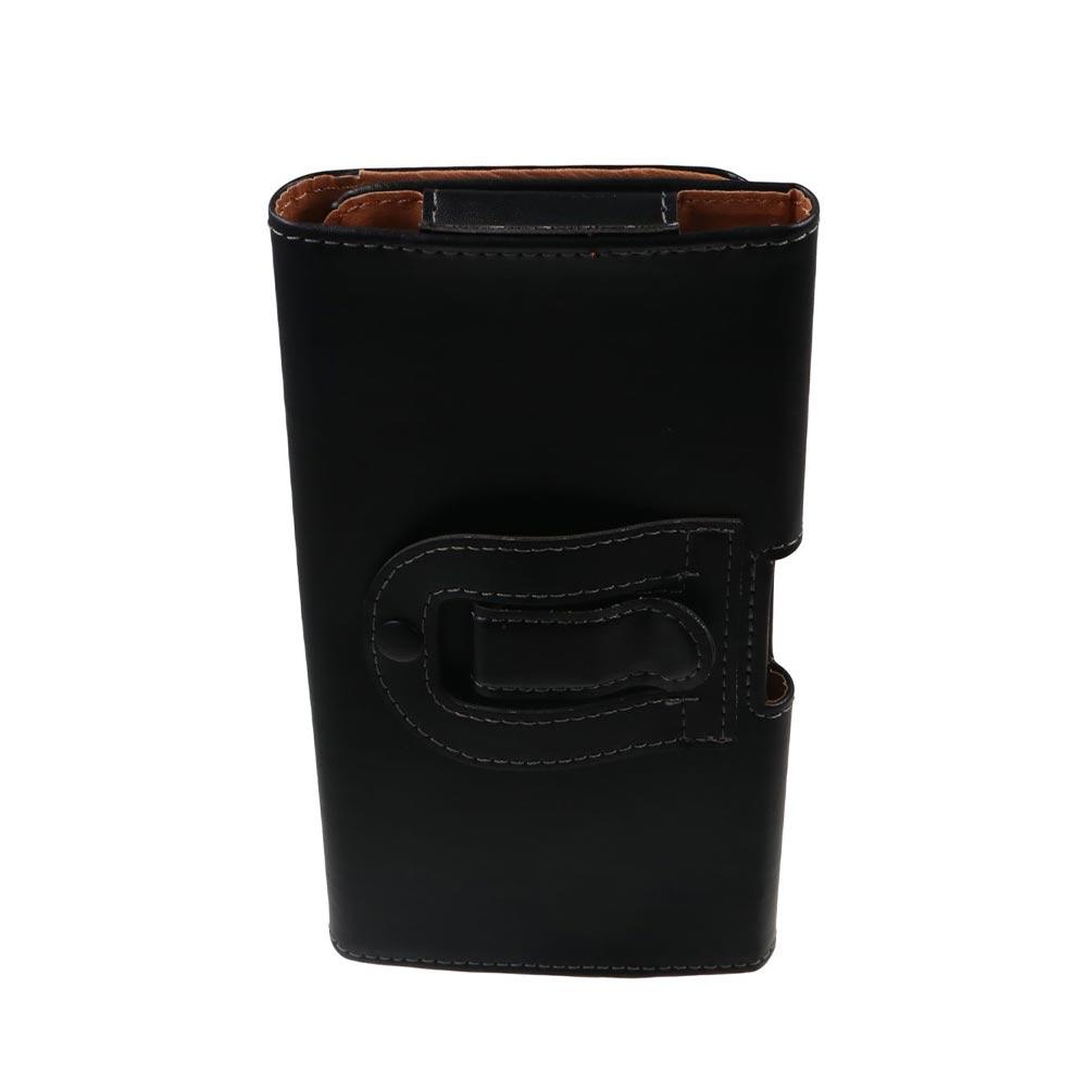 Flip Pockets Multifunctiona Cards Holder Phone Belt Clip Phone Waist Bag Bum Bag Leather Phone Case