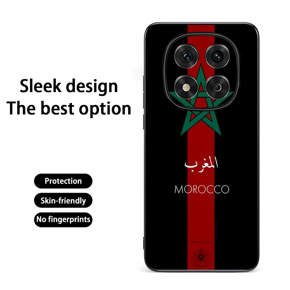 Мо-роккоS модный дизайн с узором флага Чехол для телефона Для Redmi Note 14 13 12 11 Pro Plus S 5G 14C A3 Мягкий черный чехол для телефона