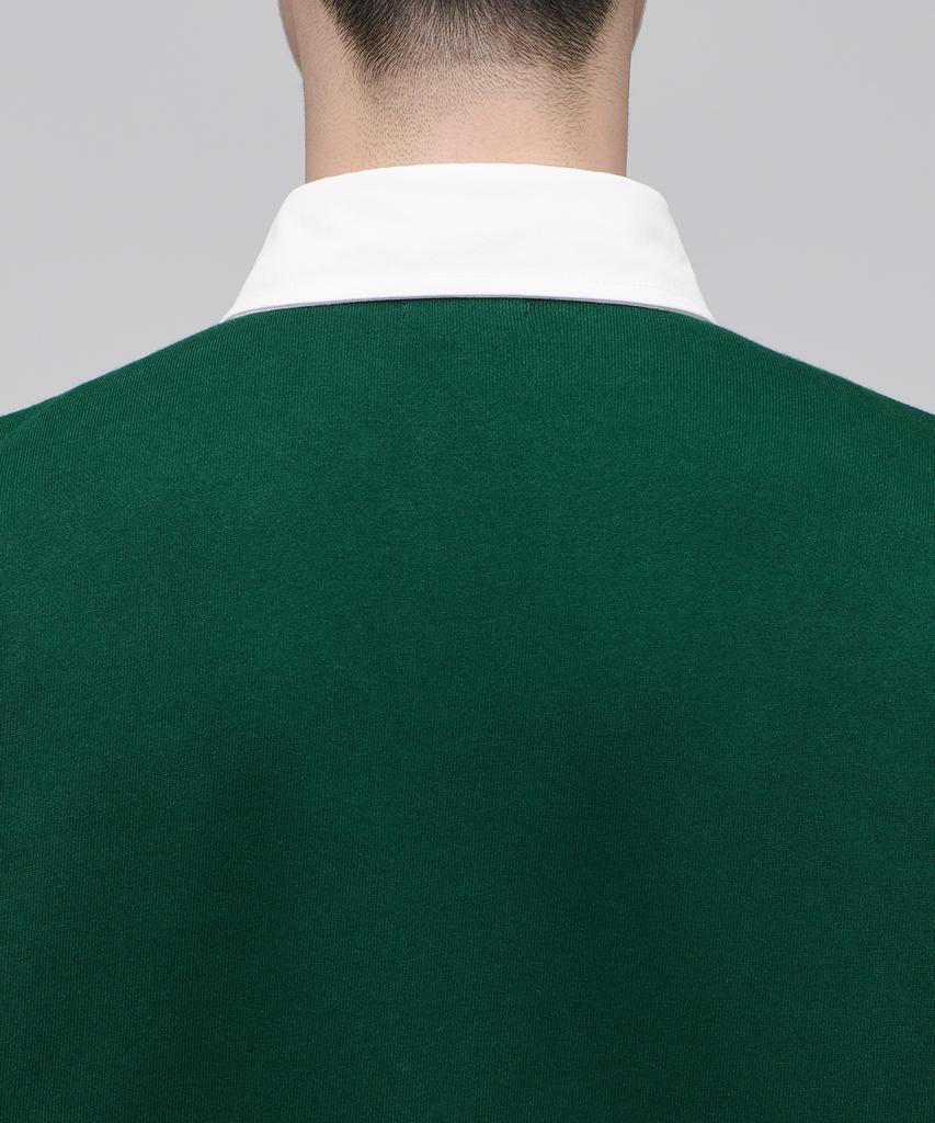 MUSINSA STANDARD Oversized Rugby Sweatshirt [Green]