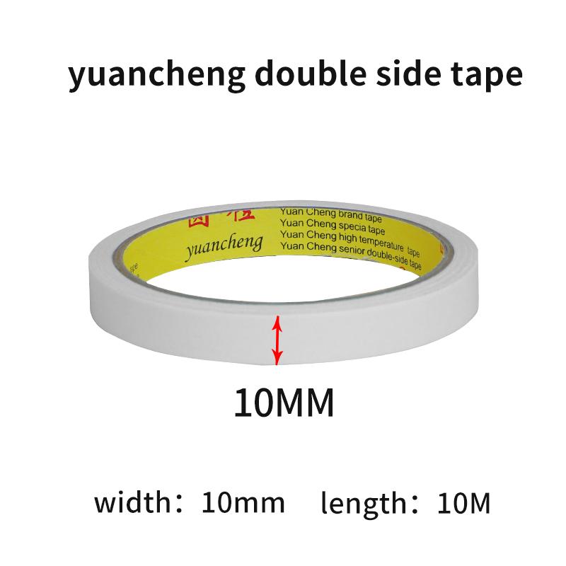 10M White Double Sided Tape Ultra-thin High-adhesive Super Strong Hand Tearable Tape 5-40mm Wide for Crafting And PackagingPinstriping Tape 3