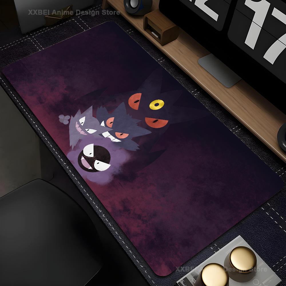 PPokemonGengar Grande Mousepad Mouse Mat Desk Mat With Pad gambling Accessories Prime gambling XXL Keyboard Pad Padding Mat