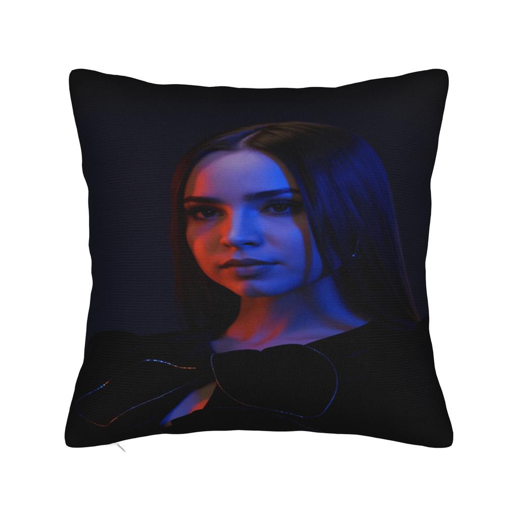 Actor S-Sofia C-Carson Pillow Cover Novelty Pillow Case For Living Room Chair Soft Cushion Cover Birthday Present