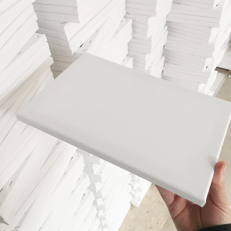 Холст на подрамнике из чистого хлопка и льна для начинающих, толщина 1,5 см, для масляной и акриловой живописи