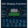 HUD Проекционный дисплей для автомобилей 2025 Новый Универсальный Цифровой GPS Спидометр Светодиодный Дисплей со Скоростью в Милях в Час Компас Предупреждение о Превышении Скорости Усталость за Рулем