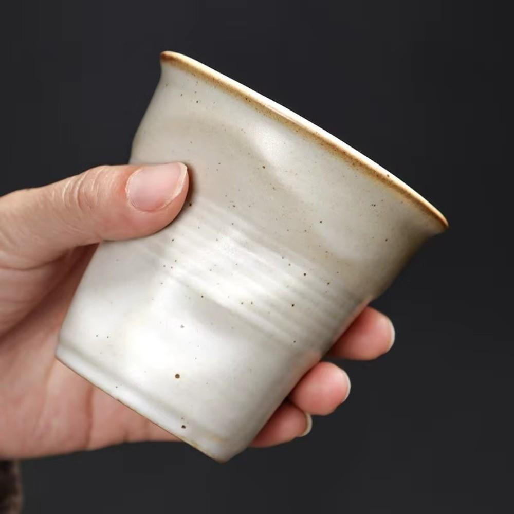 Iron Rust Defects Coffee Mugs Coarse Ceramic Espresso Cup Creative Tea Cup  Afternoon Tea Cup