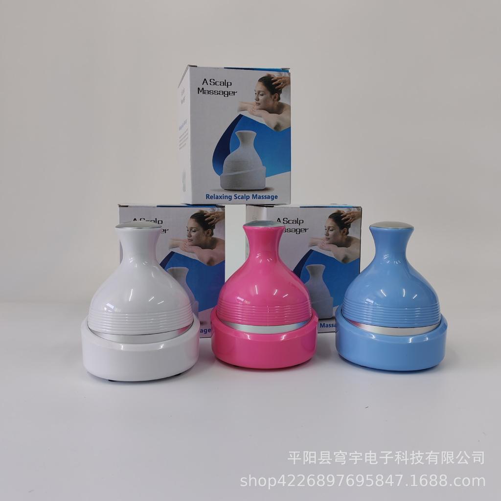 Electric Head Massager, Rechargeable Scalp Vibration, Household Pet Full Body Cat Kneading Health Massager