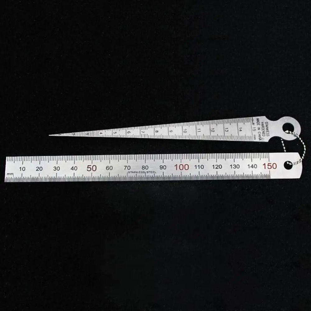 High Precision Taper Gauge Hole Inspection Depth Ruler Feeler Gap Gauge  Measuring Tool