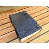 Large Pentagram Embossed Leather Journal | 600 Pages, Writing Leather Notebook | Leather Grimoire, Witches Notebook Halloween Gothic Gift