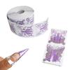 100Pcs Butterfly Nail Extension Forms Extension Nail Art Paper Holder Tips Manicure UV Gel Curl Forms Guide