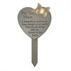 Thoughts of You Memorial Solar Light Up Heart Plaque - Mum