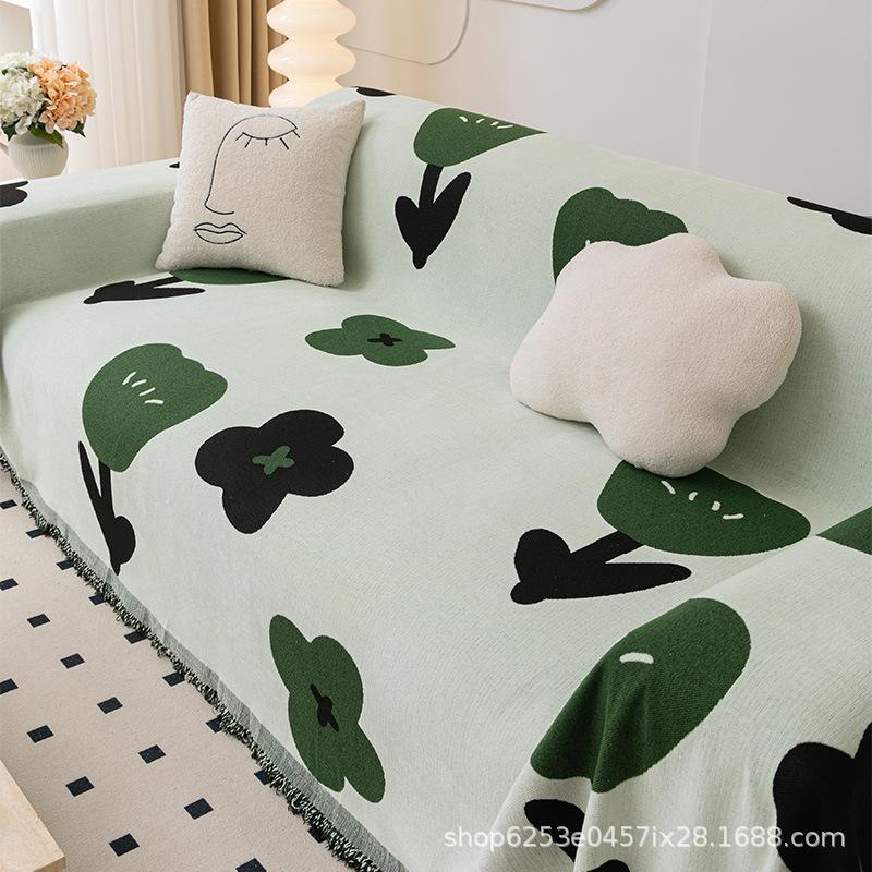 Chenille Sofa Towel French Retro Cover Cloth Sofa Cover Four Seasons Universal All Cover Blanket Cushion