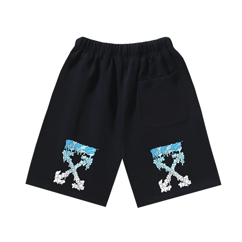 1213 Off-White Весна/Лето 2026 Новые Мужские и Женские Повседневные Свободные Шорты с Принтом Растворенной Стрелы OW