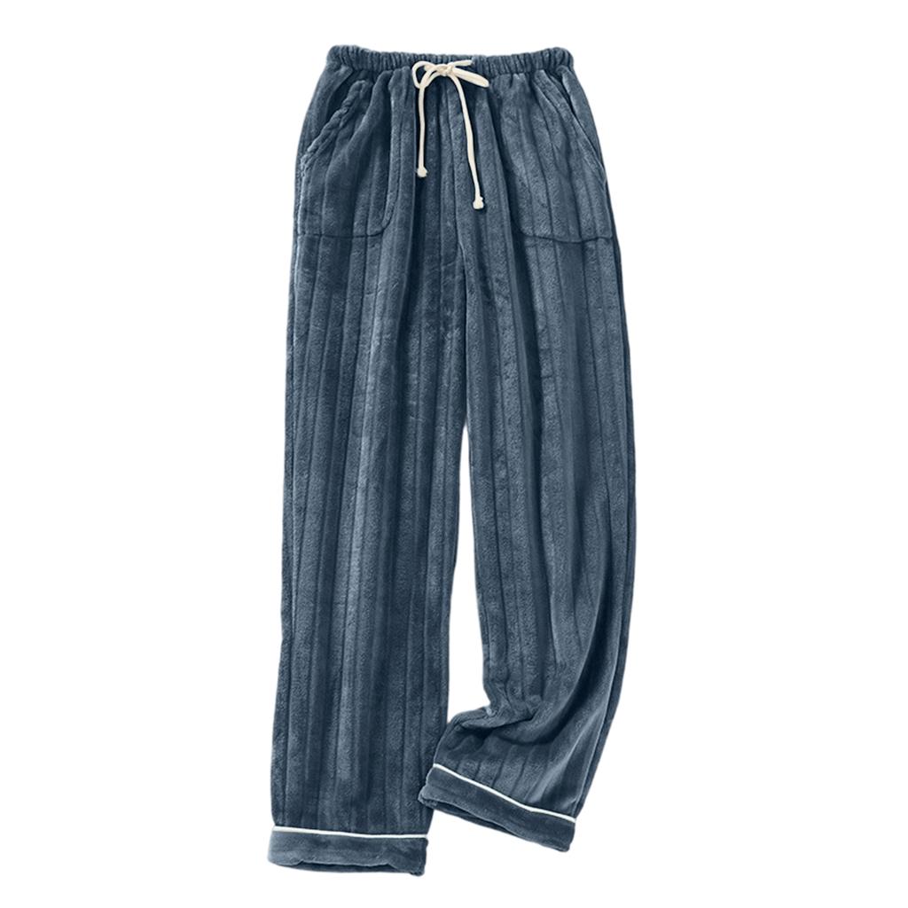 Women's Fashion Fleece Line Thickened Long Pajama Pants