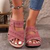 Ladies Shoes Hot Sale Open Toe Women's Slippers Daily Casual Slippers Women Round Toe Platform Wedges Rome Plus Size Sandal