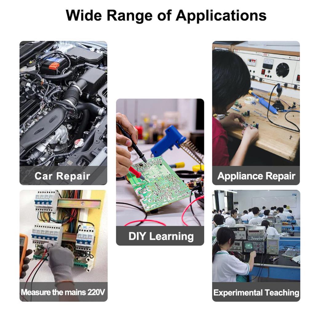 Цифровой осциллограф Сигнальная форма сигнала Транзисторы 2.4-дюймовый дисплей Ручной осциллограф