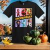 Retro Incredibles Characters T-shirt T Shirt Men Women Unisex Tshirt SY636