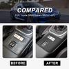 KUNGKIC for MT Toyota GR86 Subaru BRZ 2023 2022 2021 2024 2025 Seat Heating Control Button Cover Center Console Panel 9002 Color Italian Suede