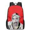 Детская сумка-портфель Школьная сумка для ученика Rapper 2pac певец Tupac Рисунок Школьные сумки для детей Девочек Мальчиков Подростков Школьные рюкзаки