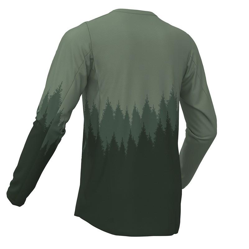 Long Sleeve Downhill Mountain Bike Jersey Breathable Cycling Shirt MTB Trail Riding