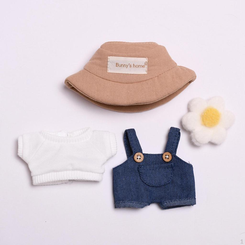 Stuffed Doll T Shirt and Pants Fashion Make Your Own Dolls for 6.69inch Carrot