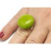 Small Ceramic Ring Apple Green