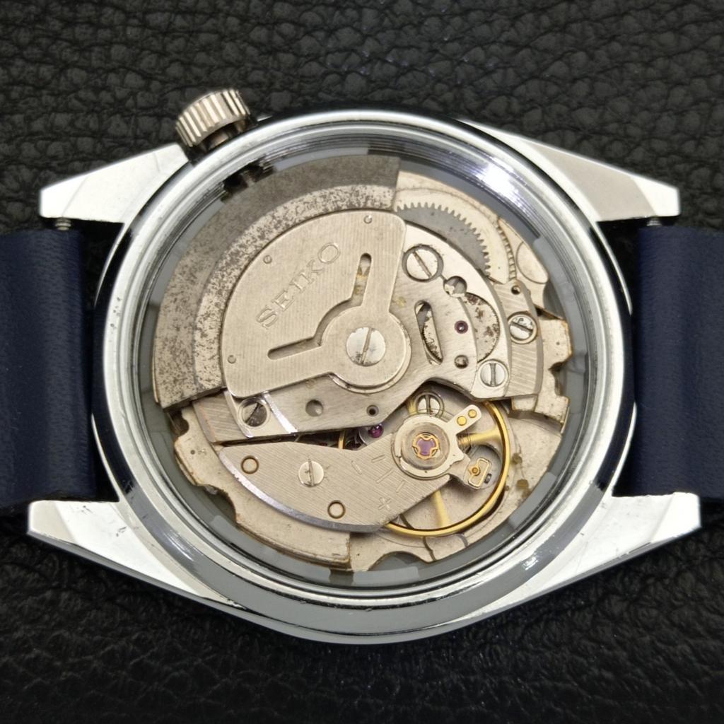 ВОССТАНОВЛЕННЫЕ ЧАСЫ SEIKO 5 AUTOMATIC 6309A ВИНТАЖНЫЕ ЯПОНСКИЕ МУЖСКИЕ ЧАСЫ С СИНИМ ЦИФЕРБЛАТОМ a441146-4