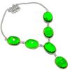 Peridot Gemstone 925 Sterling Silver Jewelry Necklace 18"