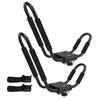 Kayak Roof Rack J Shaped Bar Rust Proof Metal Canoe Carrier Car Top Mount for Surfboard Sailboat