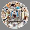 50-Piece Internet Celebrity Cat Sticker Pack: Graffiti-Style DIY Waterproof Decals for Phones and Luggage