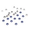 500Pcs Eyelet Grommet Color Round Edge Fine Workmanship Good Toughness Metal Eyelets for Shoes