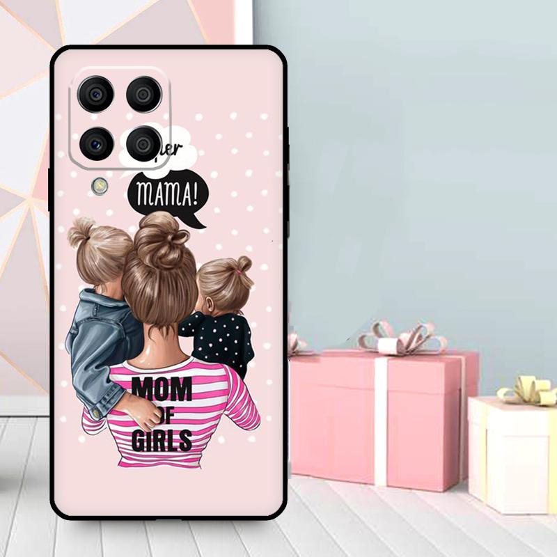 Чехол для телефона Baby Mom MUM MOTHER Girl Queen для Samsung Galaxy M35 M56 M12 M06 M32 M52 M55 M15 M11 M13 M14 M16 M36 M31 M53 M34 M54