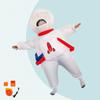 Inflatable Astronaut Costume Halloween Creative Performance Prop Space Suit for Adult Kids