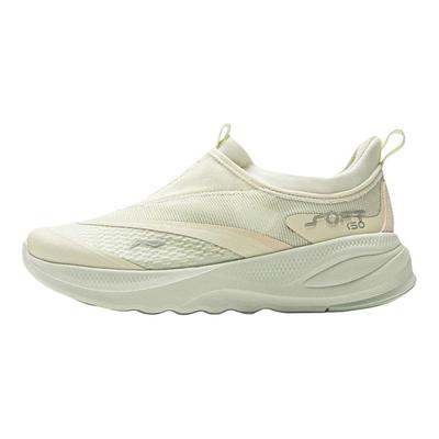 LiNing Soft Go 2 Ткань Модные Мягкие Удобные Спортивные Дышащие Упругие Низкие Повседневная обувь Кроссовки Женские Зеленый AGLV006-39