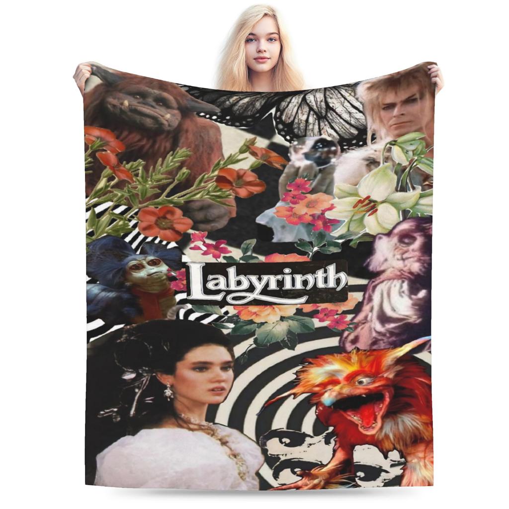 Comfort Labyrinth Movie Blanket Stuff Home Decorative  Throws And Blankets Super Soft Fleece for Car