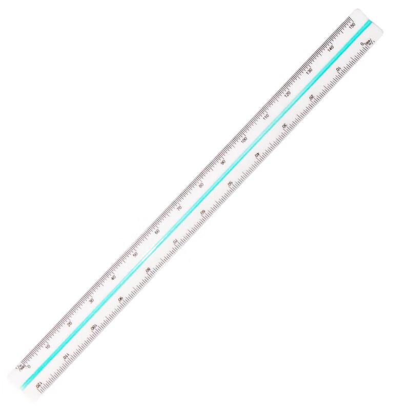 Bing Xiaowan 30cm Triangular Scale Ruler