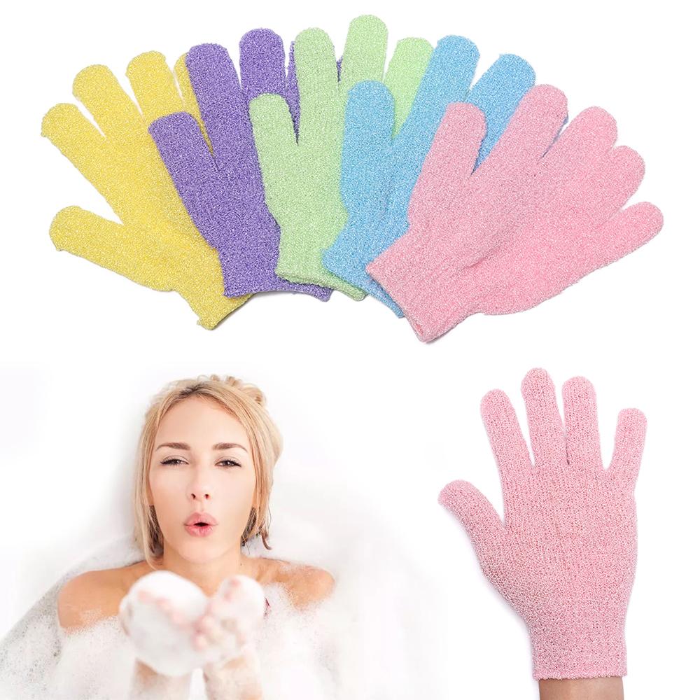 Useful Exfoliating Scrubbing Skin Massage Sponge Body Cleaner Bath Gloves Wash Cloth Shower Brush