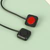1 шт., кнопка мгновенного включения/выключения, черный пластик, 12 В, 24 В, кнопка автомобильной сигнализации, фонарик для поверхностного монтажа, мини-кнопочный переключатель