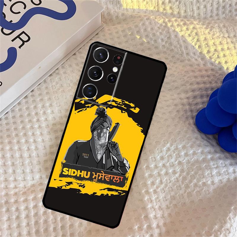 Indian Rapper Sidhu Moose Wala Phone Case For Samsung Galaxy S25 S24 Ultra S9 S10 S20 S22 S21 Plus S23 FE Portector Cover