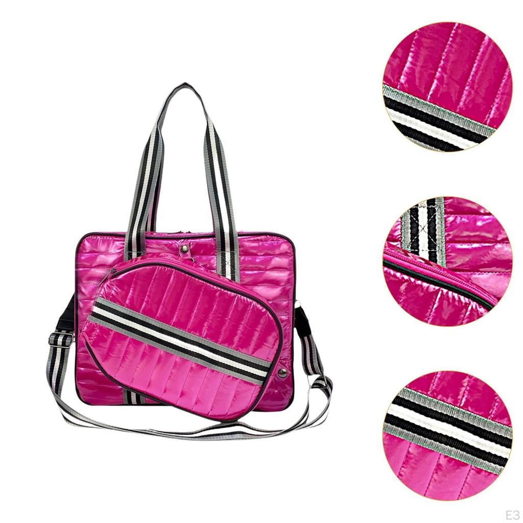 Сумка для тенниса Бадминтон с плечевым ремнем для переноски ракеток Пиклбол Хранение ракеток