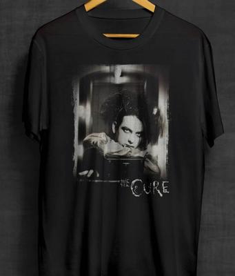 Роберт Смит The Cure Черная футболка Готик Рок Альтернативная Группа Футболки