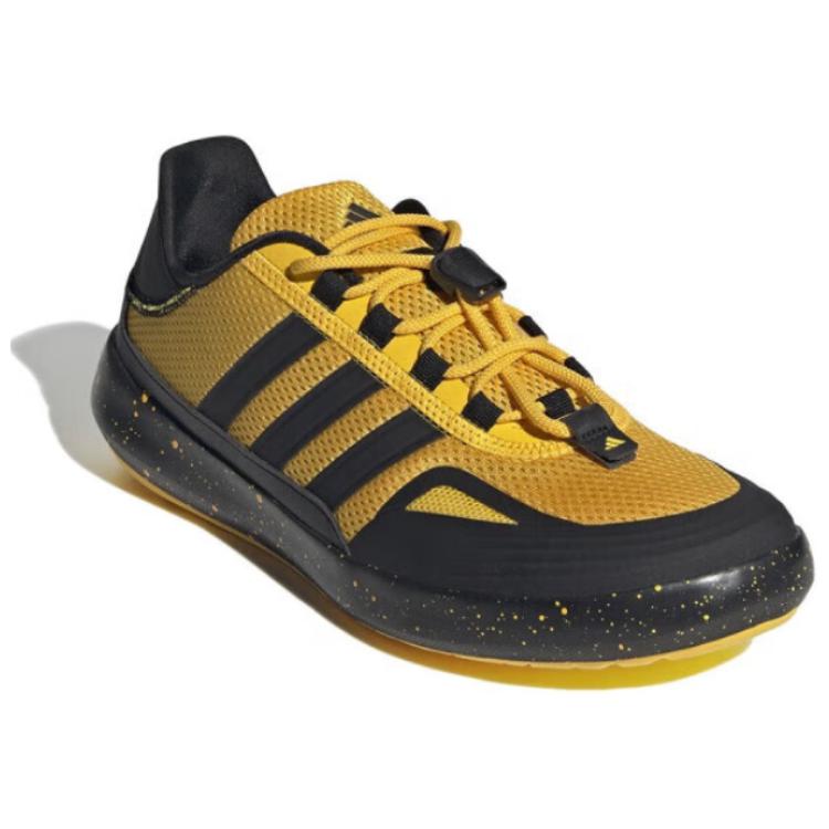 Adidas ROAMBOAT Abrasion Resistant Breathable Abrasion Resistant Breathable Low top Running Shoes Unisex Black Yellow JH9746