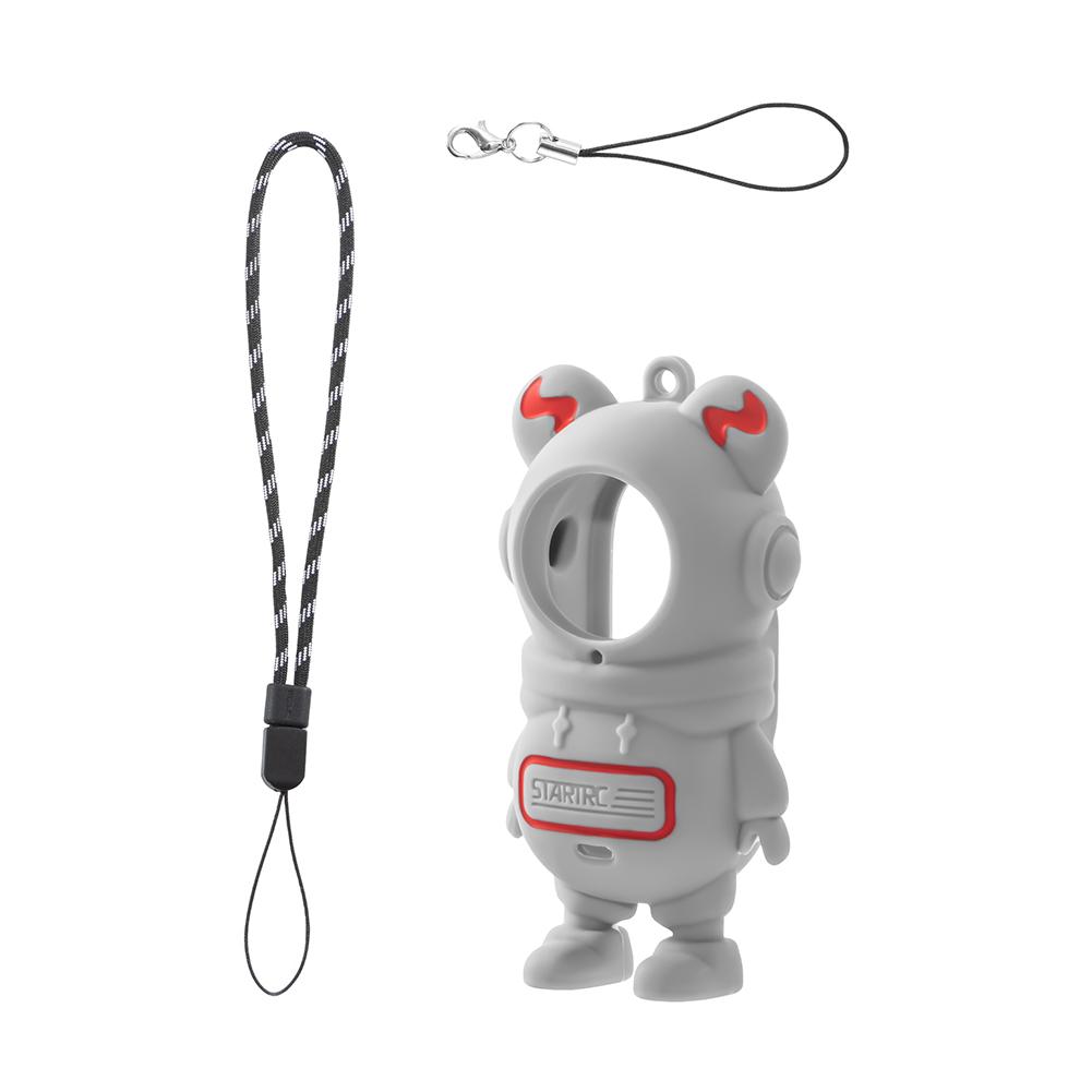 Для камеры Insta360 GO 3 Силиконовый чехол Космонавт Силиконовая защитная крышка Защита от царапин Мультяшный силиконовый чехол Аксессуары для камеры