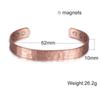 Ikuinen Magnetic Pure Copper Bracelet Men Adjustable Cuff Bracelets Arthritis Health Energy Charms Bracelets Bangles for Women