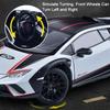 1:Масштаб 24 HURACAN STERRATO URUS Модель автомобиля Игрушка Металл Литье под давлением Звук Свет Амортизация Модели Хобби Подарки для Детей