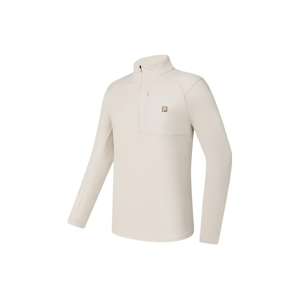 Fila EXPLORE Мужские футболки Серо-серебристый Воротник-стойка Умеренный Прямой крой A11M417201F-GY