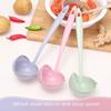 Eco-Friendly Wheat Straw Long Handle Soup and Colander Spoon