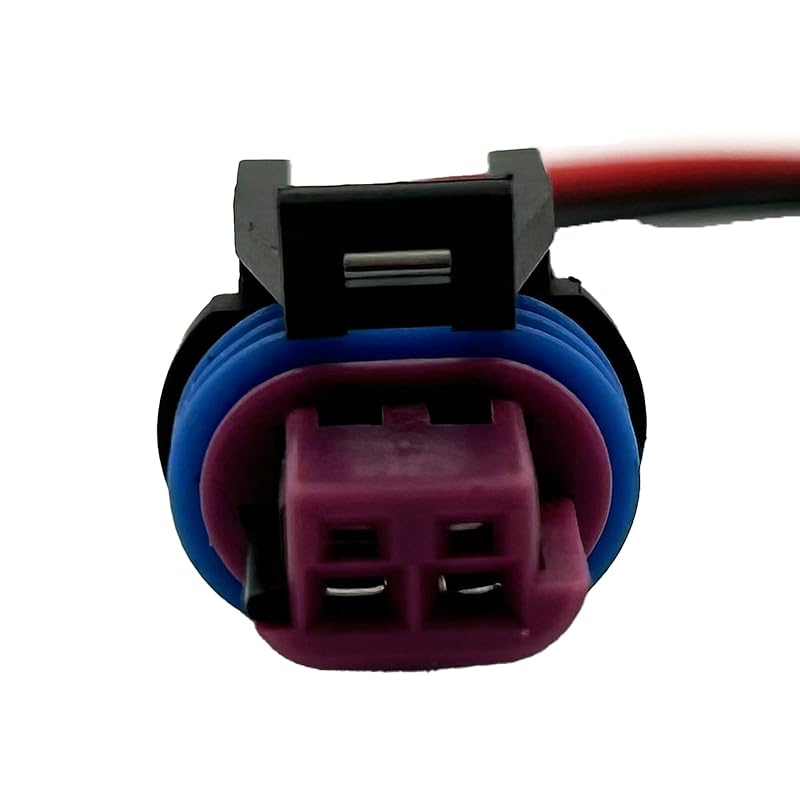 Coolant Temperature Sensor Connector For GM LS 2-Wire Pigtail, Water Temp LS1 Plug Radiator Switch OEM Color, For LS1 LS3 LS2 LQ4 LQ9 LS6 L92 L99 L33