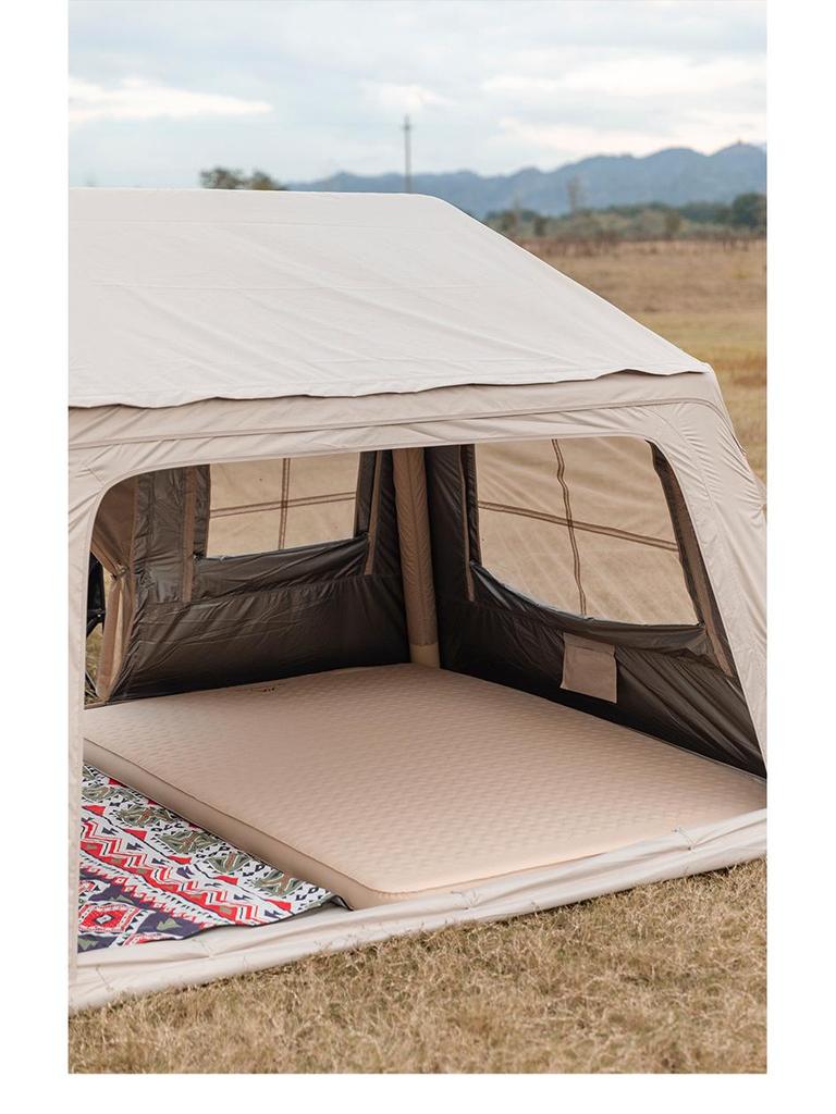 Надувная кровать для горного туризма и кемпинга на открытом воздухе со встроенным насосом – Легкий и удобный матрас